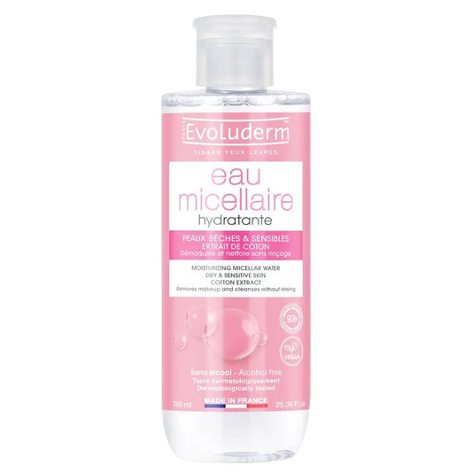 Evoluderm Bavlna s micelárnou vodou, 750 ml