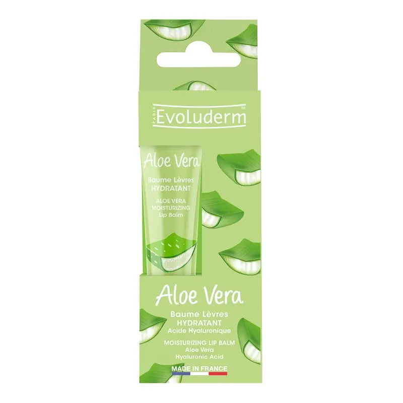 Evoluderm Hydratačný balzam na pery – Aloe vera / kyselina hyalurónová, 15 ml