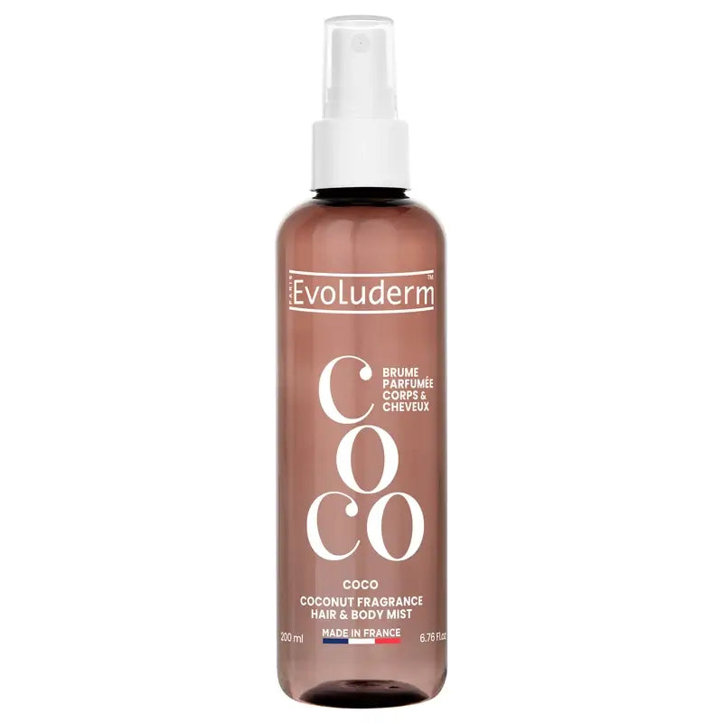 Evoluderm Telový sprej s vôňou kokosu, 200 ml