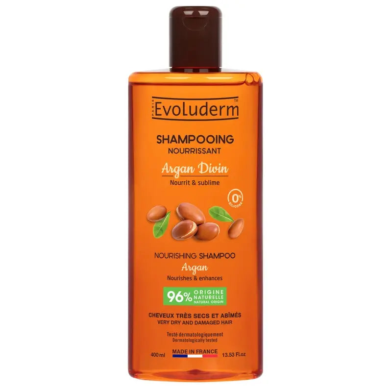 Evoluderm Šampón Argan Divin, 400 ml