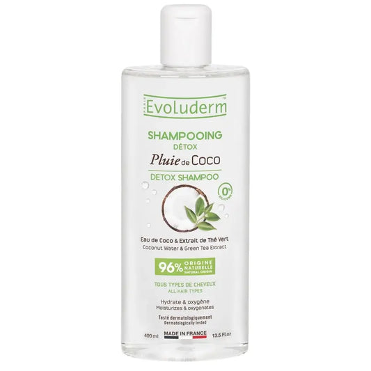 Evoluderm Detox šampón s kokosom, 400 ml