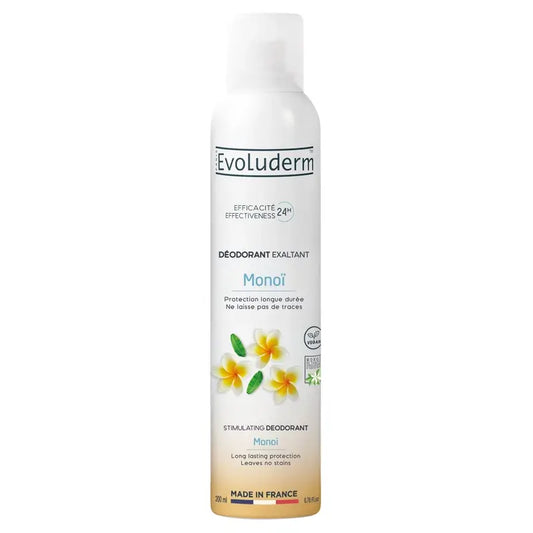 Evoluderm Dezodorant Monoi A La Folie 24H, 200 ml