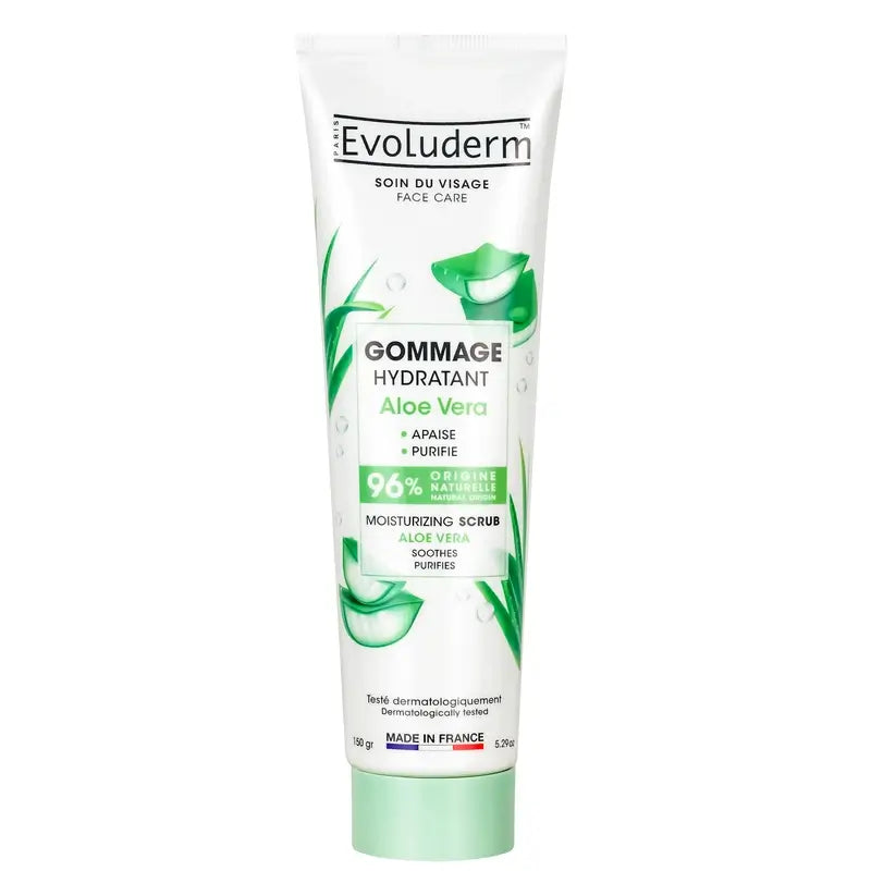 Evoluderm Hydratačný pleťový peeling s aloe vera, 150 g