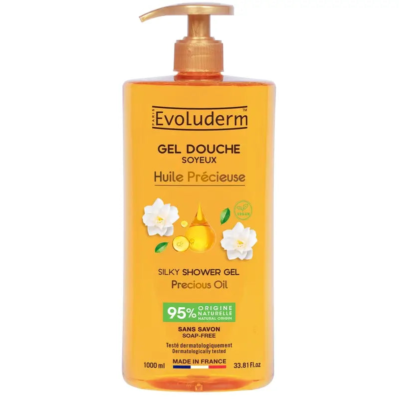 Evoluderm Sprchový gél s vzácnym olejom, 1000 ml