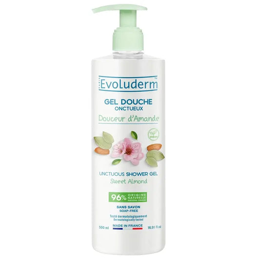 Evoluderm Sprchový gél so sladkými mandľami, 500 ml