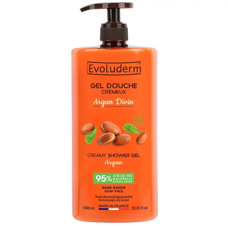 Evoluderm Sprchový gél Argan Divin, 1000 ml
