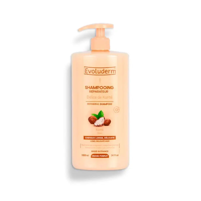 Evoluderm Sprchový gél s bambuckým maslom, 1000 ml