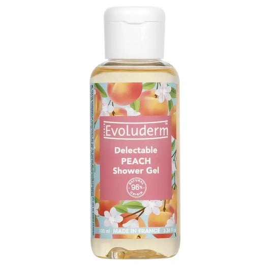 Evoluderm Sprchový gél s vôňou broskyne, 100 ml