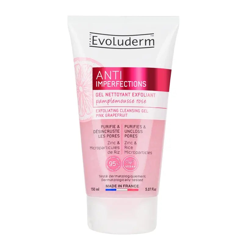 Evoluderm čistiaci gél s exfoliačným účinkom, 150 ml