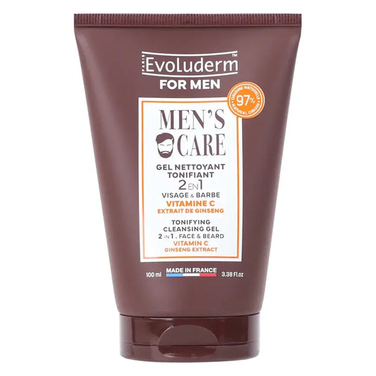 Evoluderm Čistiaci a tonizujúci gél – pre mužov, 100 ml