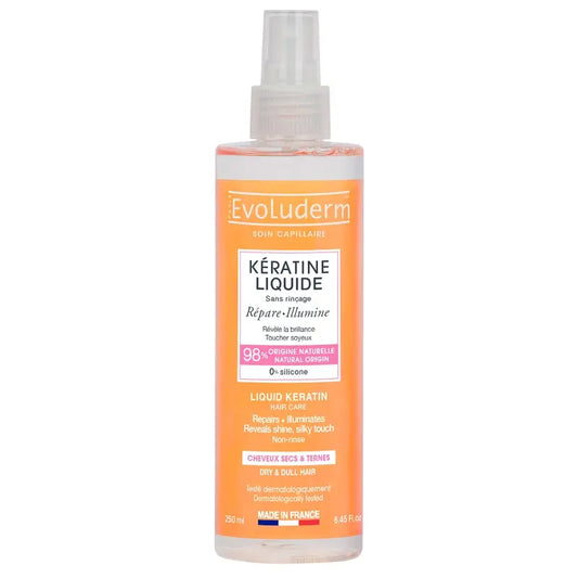 Evoluderm Suchý lak s keratínom – keratín, 250 ml