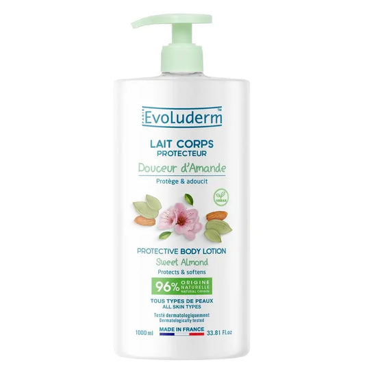 Evoluderm Telové mlieko so sladkými mandľami, 1000 ml