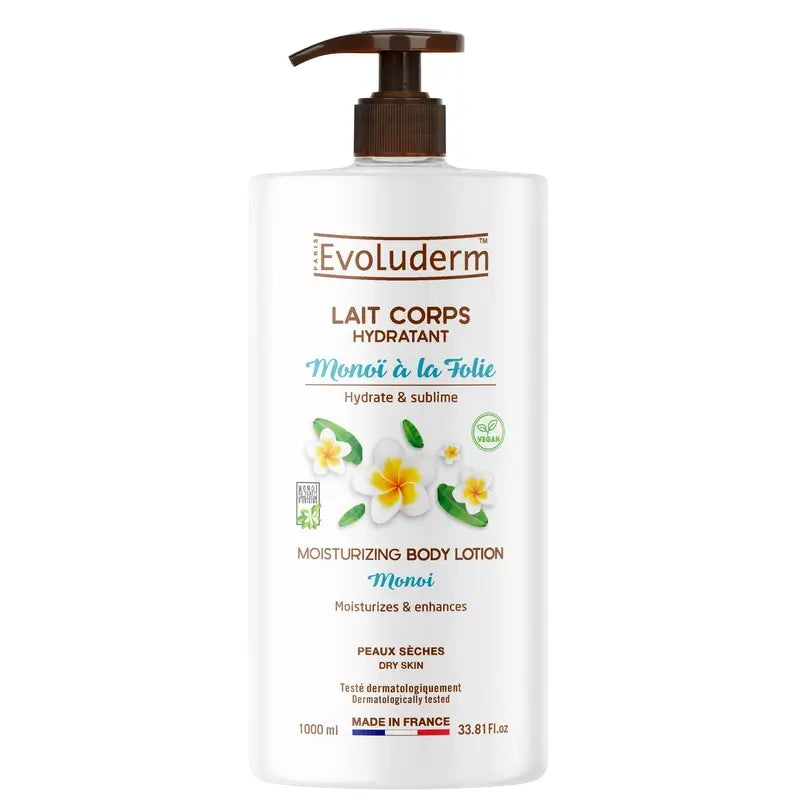 Evoluderm Telo-krém Monoi, 1000 ml