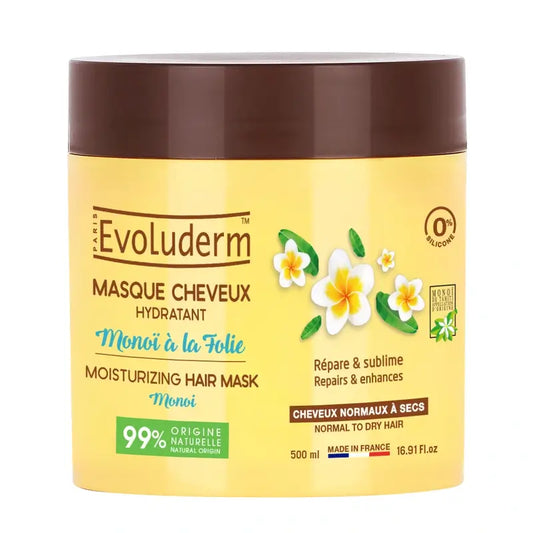 Evoluderm Vlasová maska Monoi, 500 ml