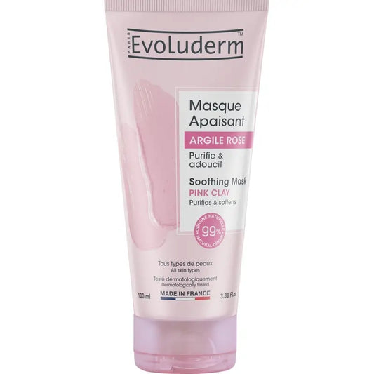 Evoluderm Pleťová maska z ružového ílu, 100 