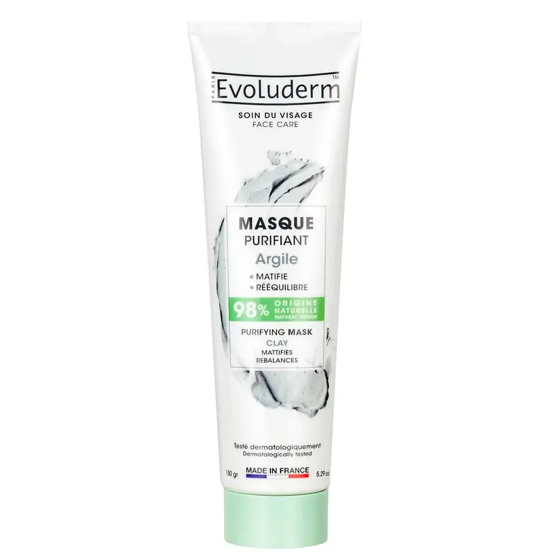 Evoluderm Pleťová maska s čistiacim ílom, 150 g