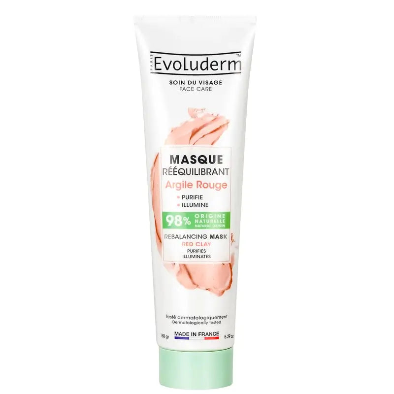 Evoluderm Revitalizačná pleťová maska s červeným ílom, 150 g