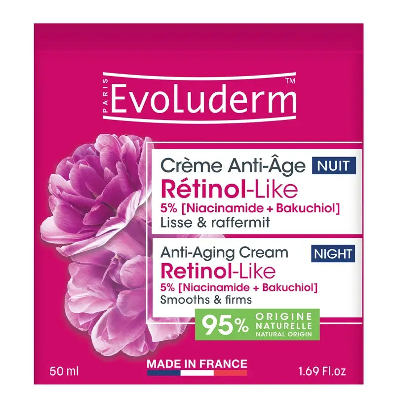 Evoluderm Nočný krém proti starnutiu, 50 ml