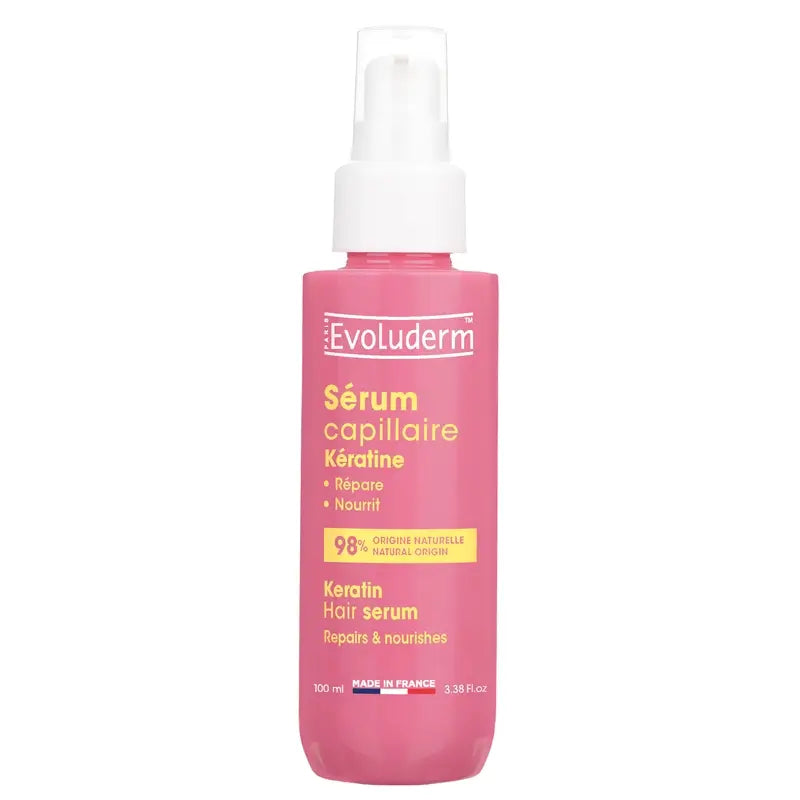 Evoluderm Regeneračné vlasové sérum – keratín, 100 ml