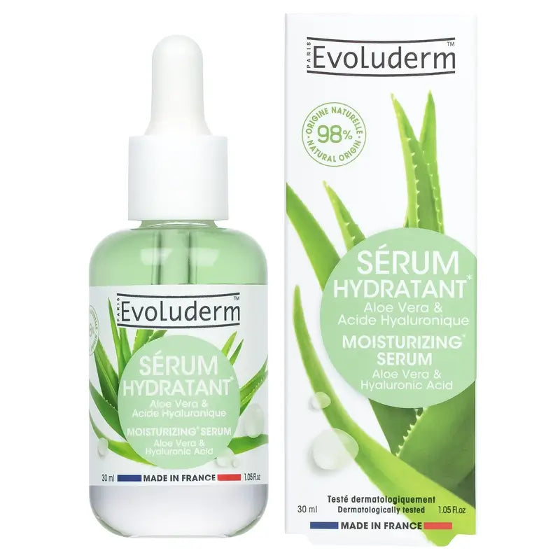 Evoluderm Hydratačné sérum s aloe vera, 30 ml