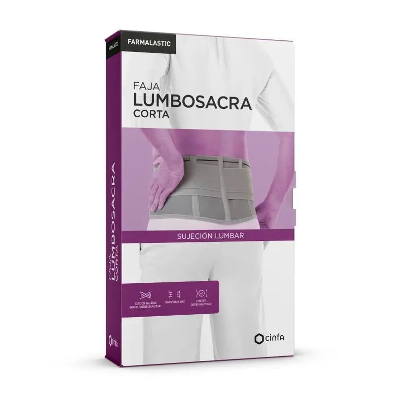 Farmalastic Double Reinforced Lumbar Girdle, Size 2