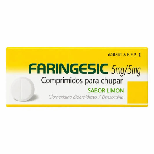 Faringesic 20 pastiliek s príchuťou citróna