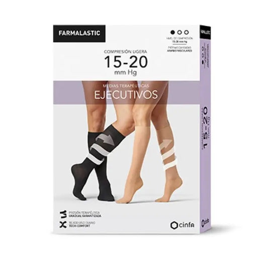 Farmalastic Executive Sock Women's Beige Size M