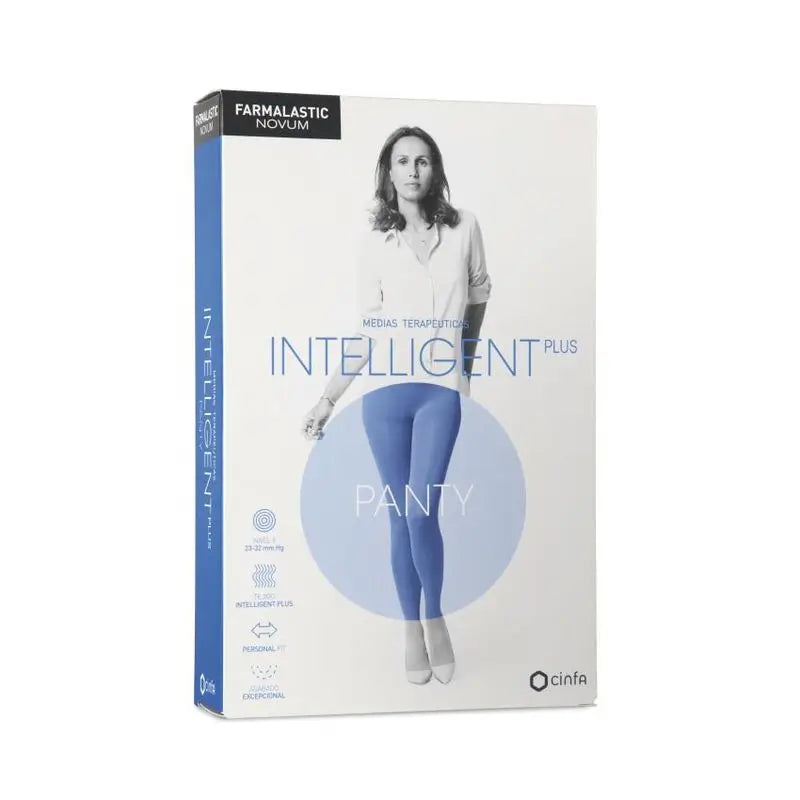 Farmalastic Novum Intelligent Stocking Size Plus Panty Caviar, Size 4