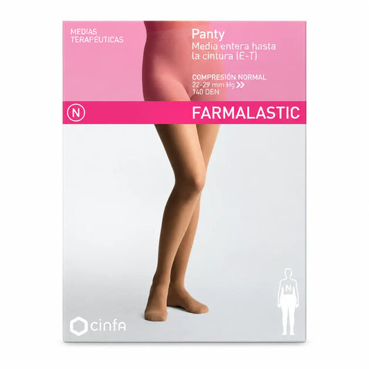 Farmalastic kompresné nohavičky s normálnou kompresiou, farba Camel, veľkosť L