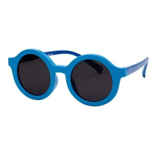 Farmamoda Children's Round Polarised Sunglasses Navy & Sky Blue, 25 gr
