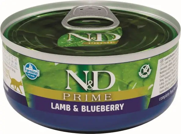 Farmina N&D Cat Prime Lamb 24X70Gr Box, wet food for cats
