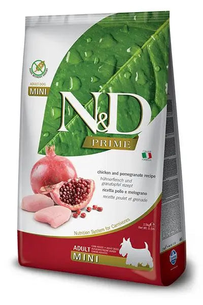 Farmina N&D Dog Prime Mini Chicken 2,5Kg, dog food