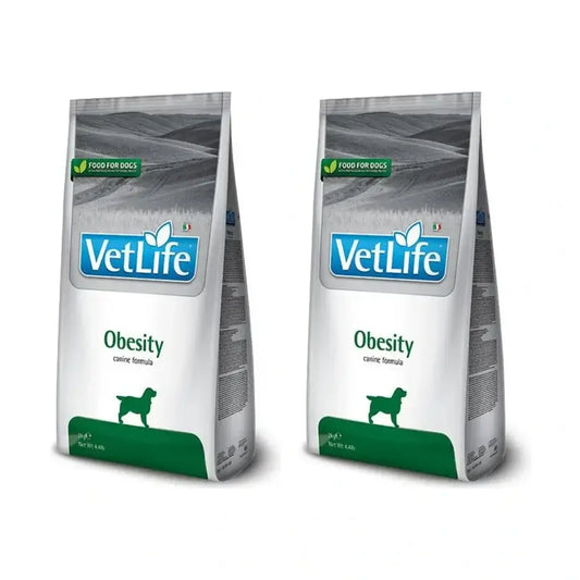 Farmina Vet Life Dog Obesity 12Kg, Dog Food, Pack Of 2
