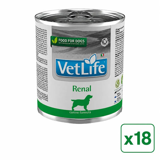 Farmina Vet Life Dog Renal, balenie 18 x 300 gramov