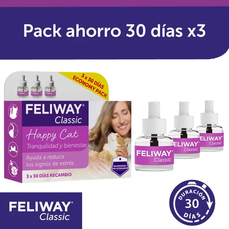 Feliway Classic 3 × 48 ml