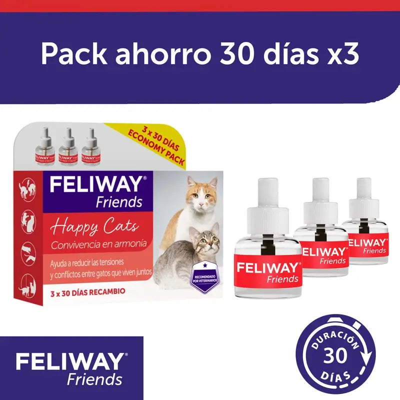 Feliway Friends 3 × 48 ml