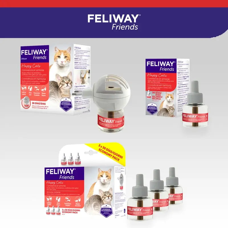 Feliway Friends 3 × 48 ml