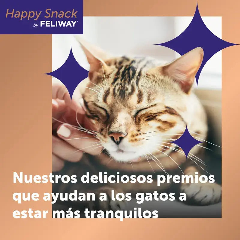 Feliway Happy Snack – kuracie mäso a losos, 48 vrecúšok