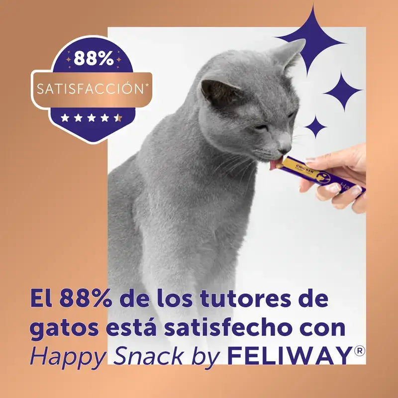 Feliway Happy Snack – kuracie mäso a losos, 48 vrecúšok