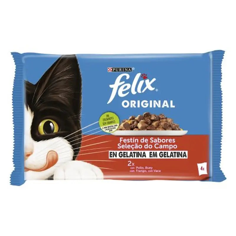 Felix Original s príchuťou poľnej zeleňiny – želé 12x4x85 gramov