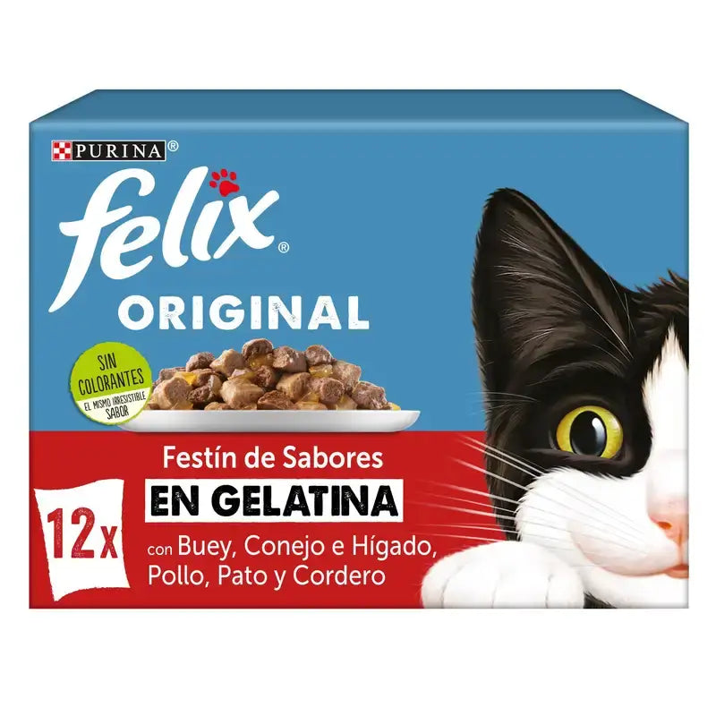 Felix Original s príchuťou poľnej zeleňiny – želé 6x12x85 gramov
