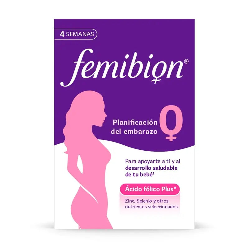 Femibion 0 – Príprava na tehotenstvo s kyselinou listovou Plus, 2×28 tabliet