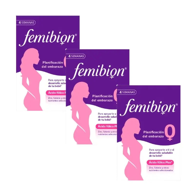 Femibion 0 Pregnancy Planning with Folic Acid Plus, 3X28 tablets