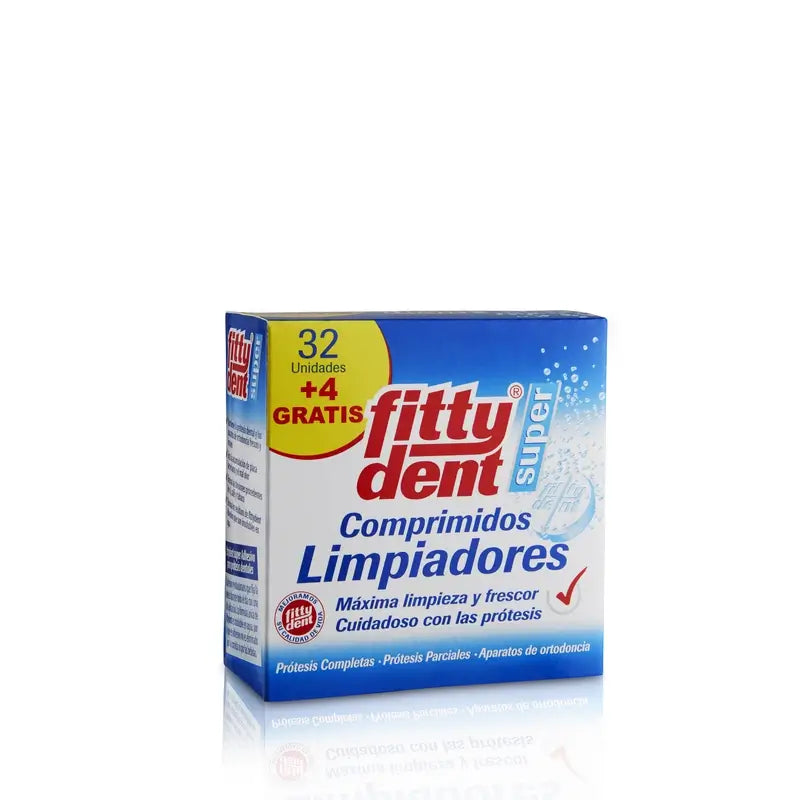 FITTYDENT SUPER ČISTIČ ZUBNÝCH NÁHRAD 32 TABLIETOK