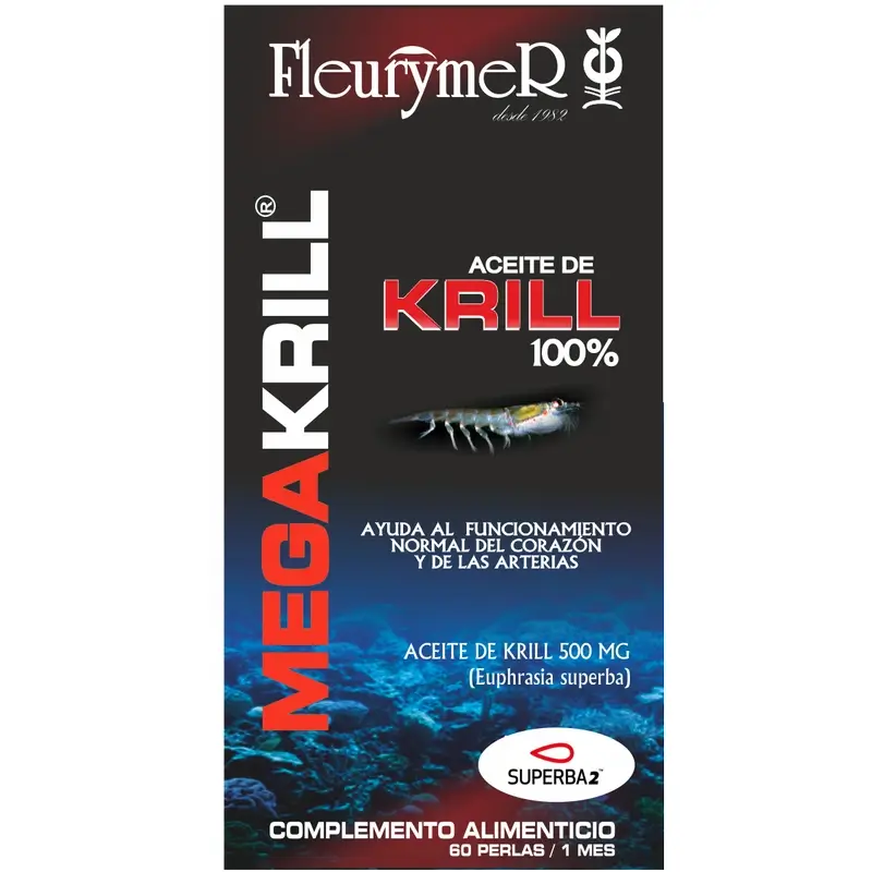 Fleurymer Megakrill olej, 60 kapsúl