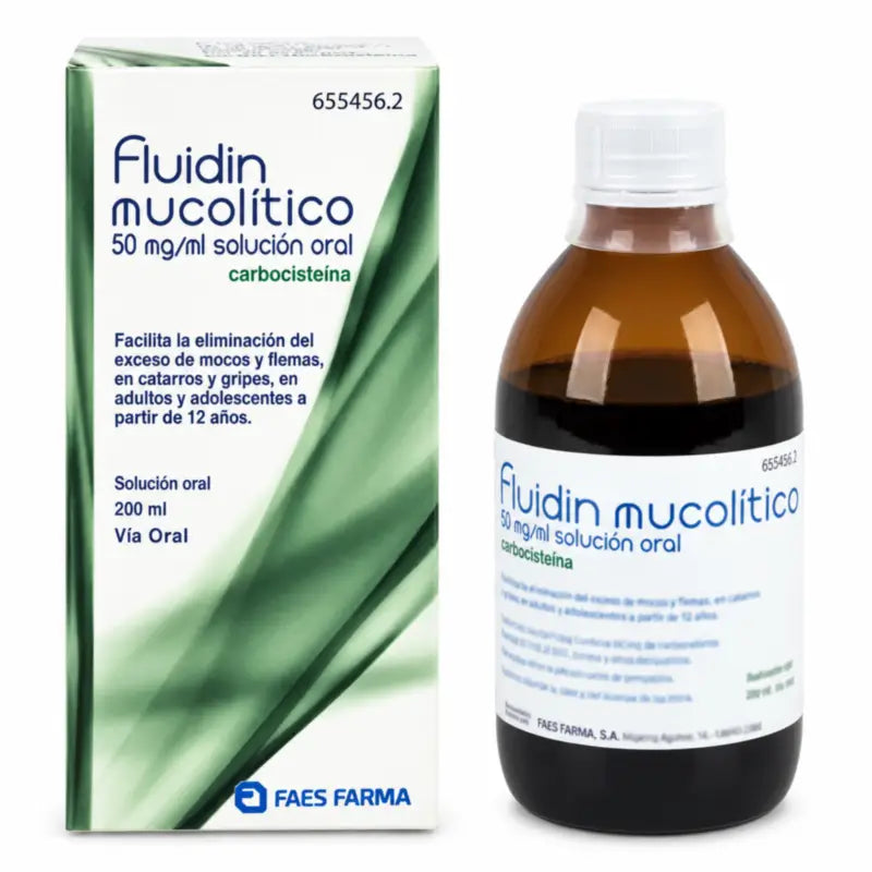 Fluidin – mukolytický perorálny roztok 200 ml