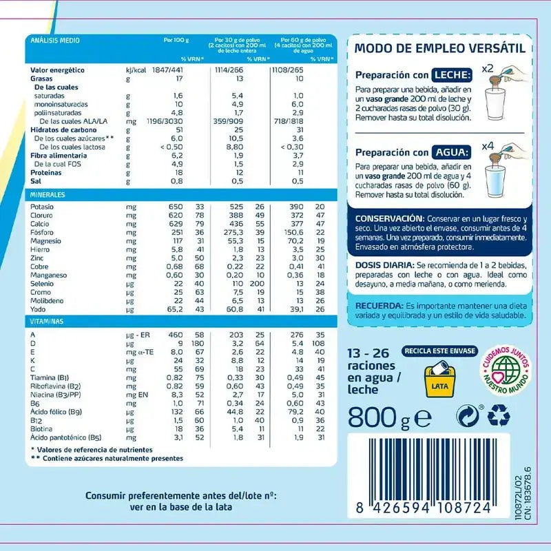 Fontactiv forte ProAction čokoláda, 800 g