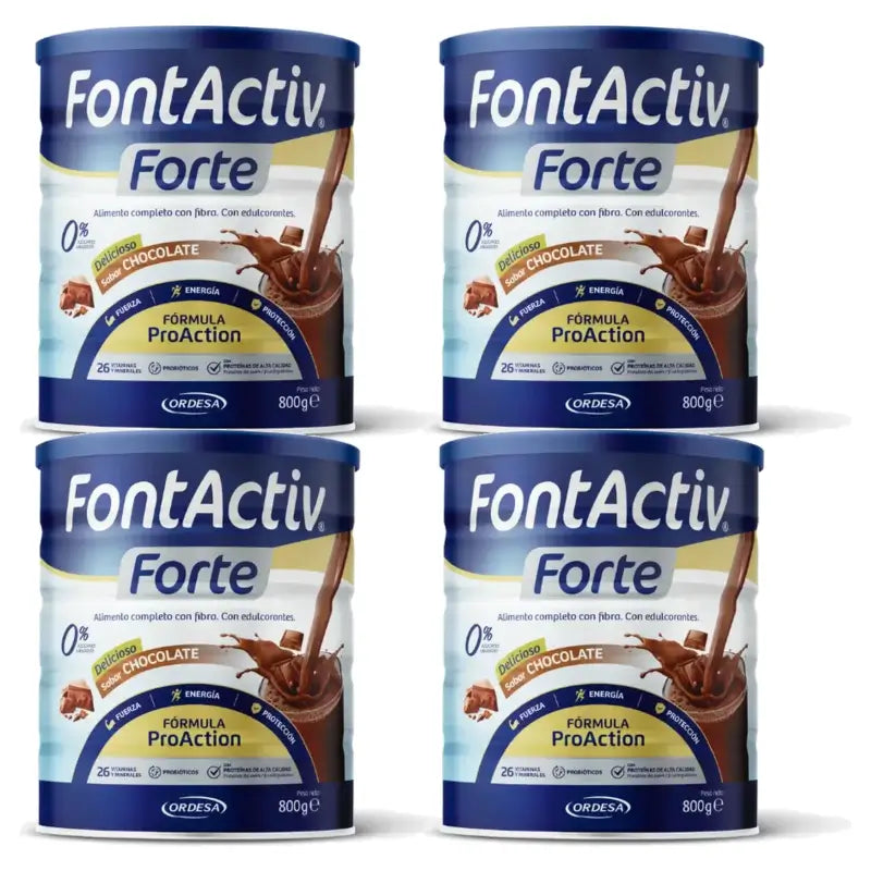 Fontactiv forte ProAction Čokoláda, 4 x 800 g