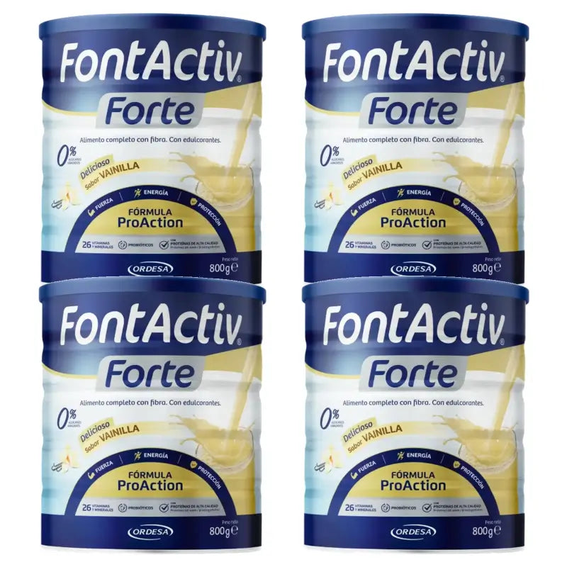 Fontactiv Forte ProAction Vanilka, 4 x 800 g