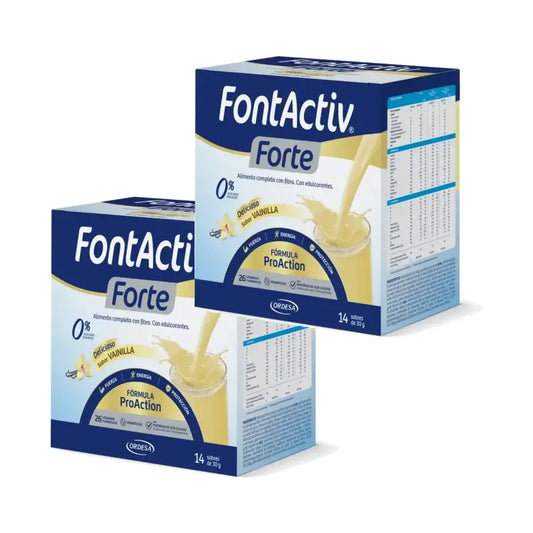 FontActiv Forte Vanilka, 28 vrecúšok po 30 g